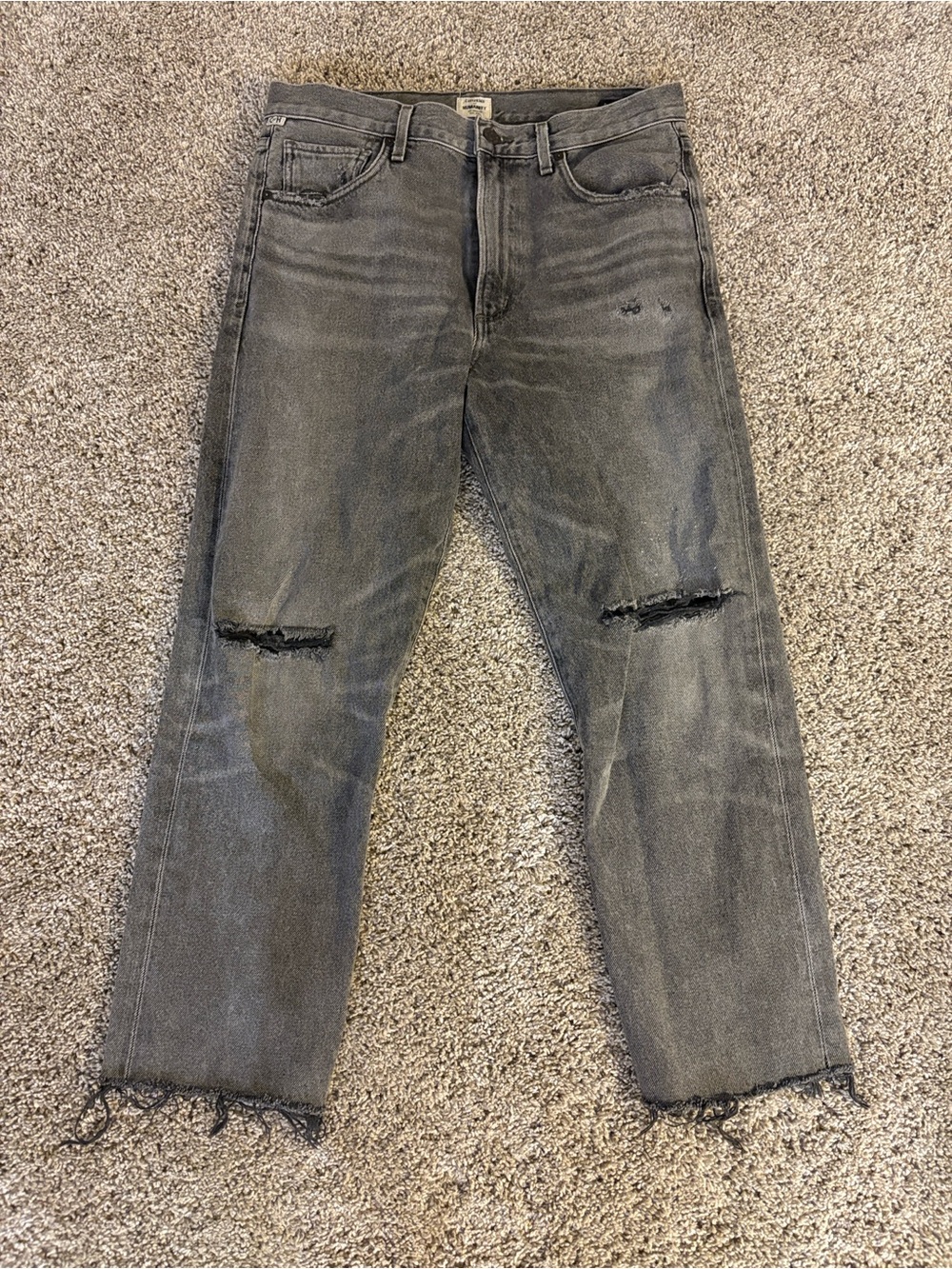 Citizens Of Humanity Dree Crop Jeans - grey - size 29